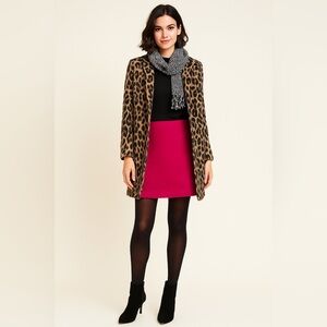 Fabienne Chapot Wool Skirt Hot Pink Size 36